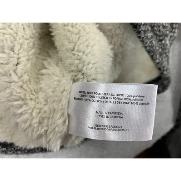 Orvis Sherpa Lined Heavy Quarter Zip Pullover (Men's Large)‎ Gray - Picture 12 of 13